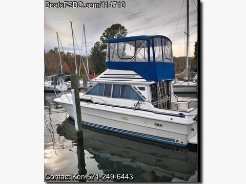 34'  1985 Sea Ray Sedan Fly Bridge