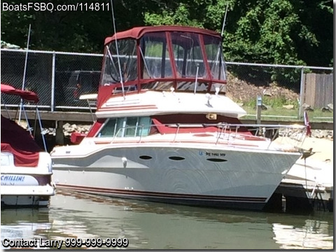 30'  1987 Sea Ray 300 Sedan Bridge