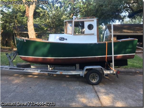 1990 Tug Custom Built Classic Vintage Design Wood Tug Boat